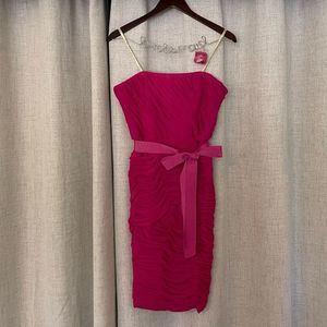 Monique Lhuillier Stretchy Dress with removable straps